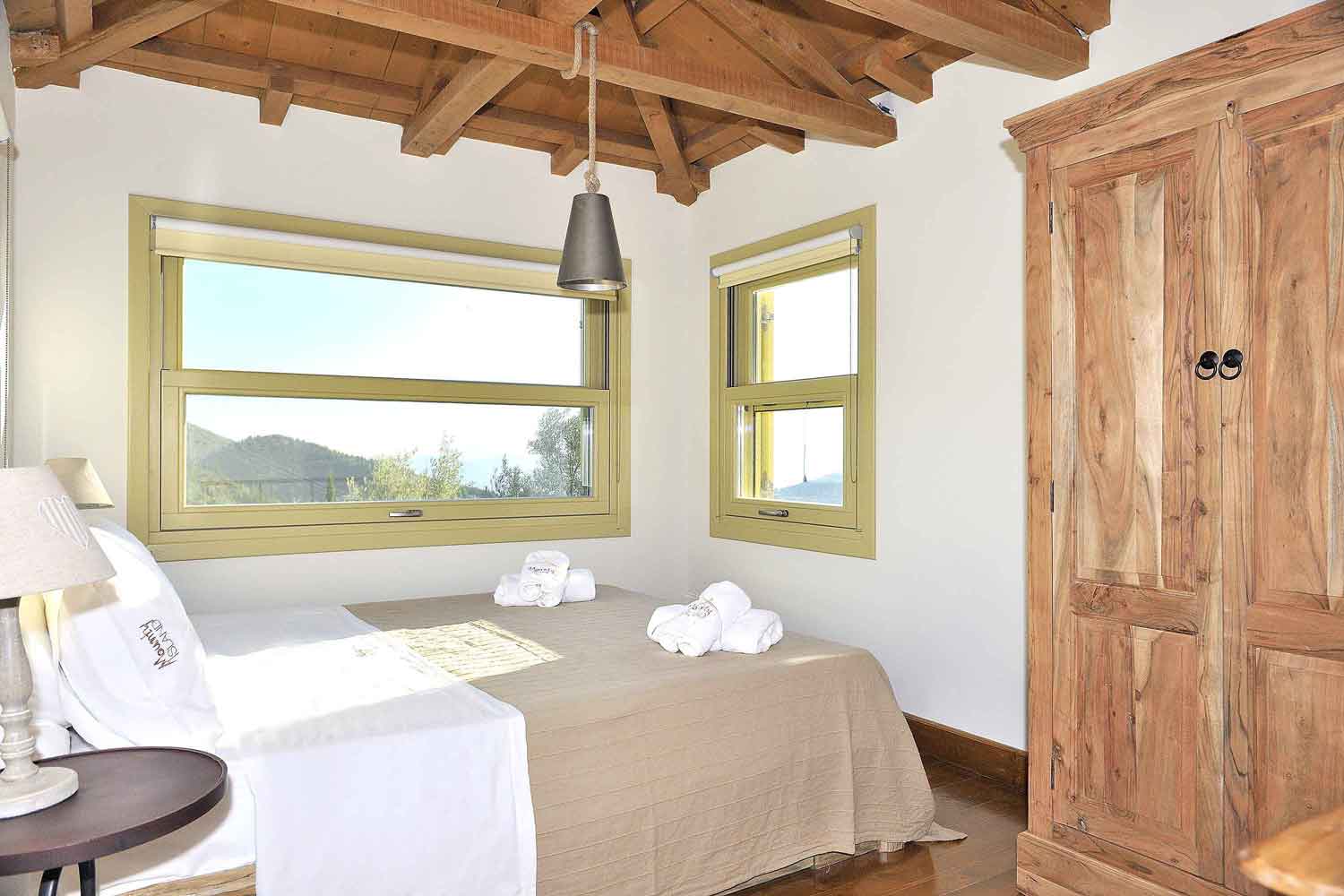 private pool villa in Lefkada, adorable bedroom for your holidays