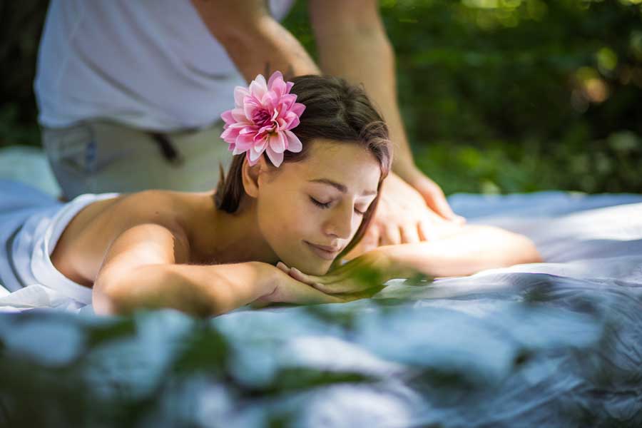 Private massage at your villa
